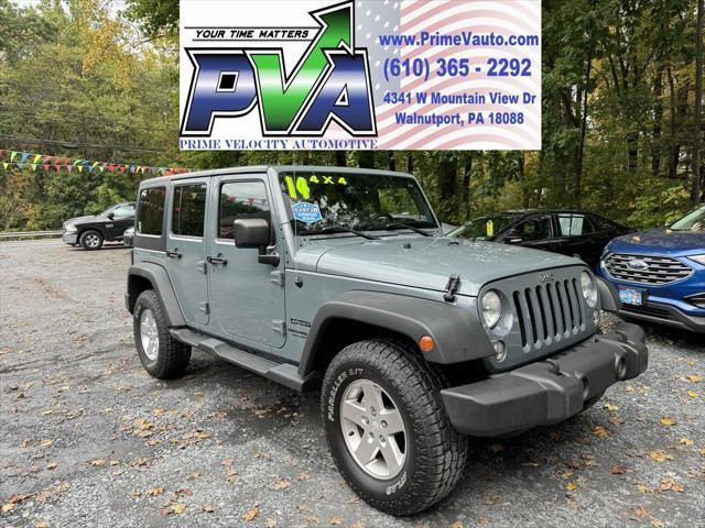 used 2014 Jeep Wrangler Unlimited car, priced at $19,988