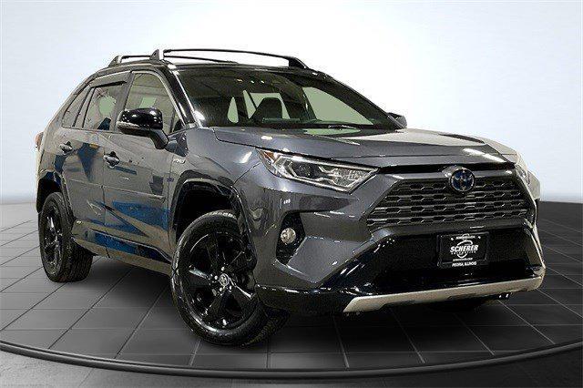 used 2019 Toyota RAV4 Hybrid car, priced at $21,500