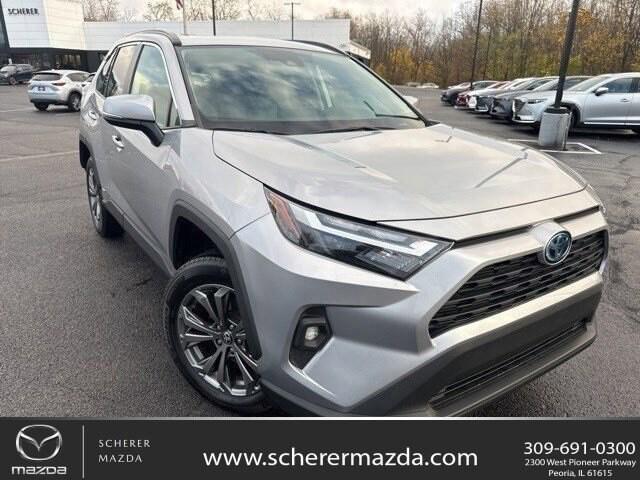 used 2022 Toyota RAV4 Hybrid car, priced at $28,000