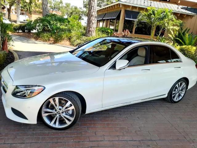 used 2018 Mercedes-Benz C-Class car, priced at $19,950