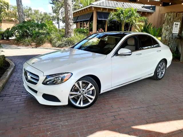 used 2018 Mercedes-Benz C-Class car, priced at $19,950