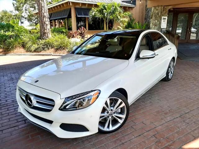 used 2018 Mercedes-Benz C-Class car, priced at $19,950