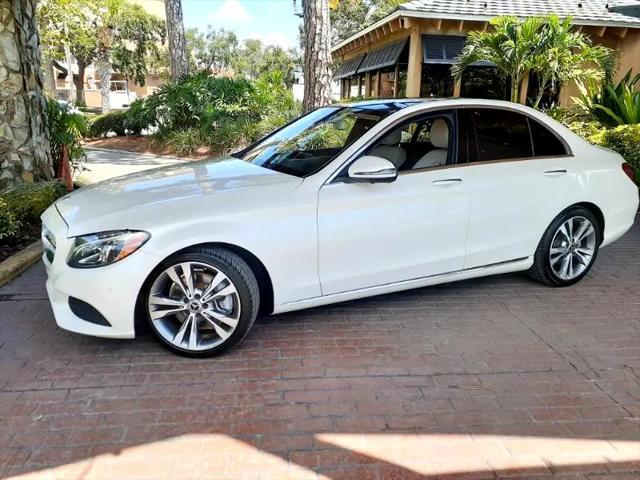 used 2018 Mercedes-Benz C-Class car, priced at $19,950