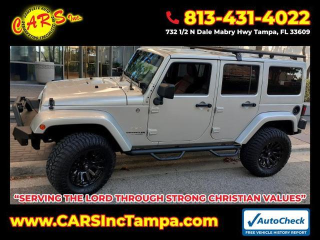 used 2012 Jeep Wrangler Unlimited car, priced at $18,950