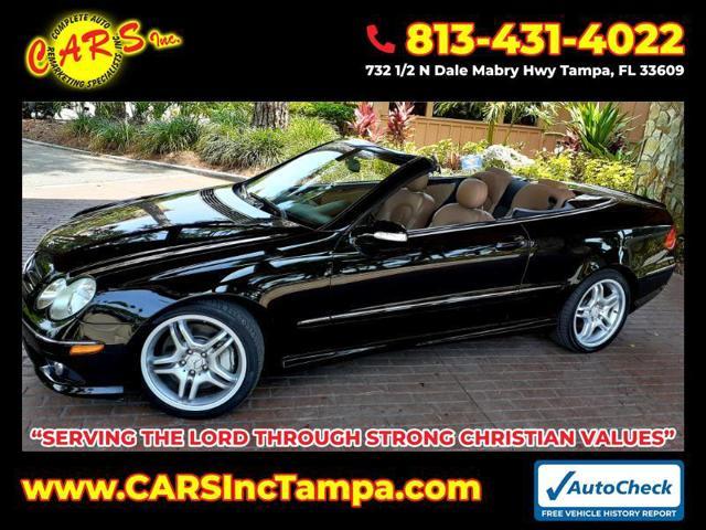 used 2009 Mercedes-Benz CLK-Class car, priced at $18,950