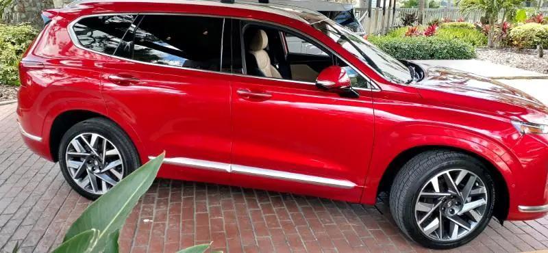 used 2022 Hyundai Santa Fe car, priced at $29,950