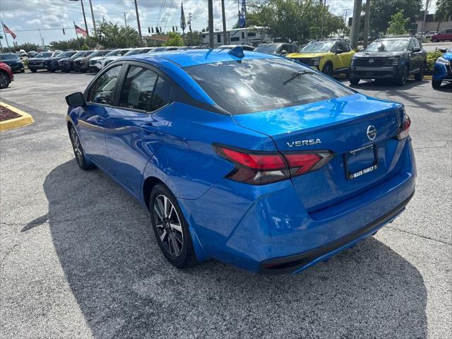 used 2021 Nissan Versa car, priced at $15,000