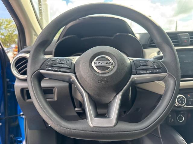 used 2021 Nissan Versa car, priced at $15,000