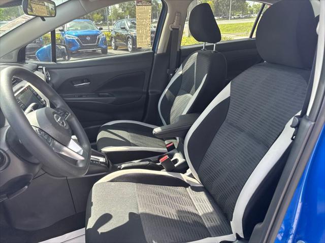 used 2021 Nissan Versa car, priced at $15,000