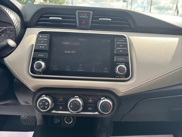 used 2021 Nissan Versa car, priced at $15,000