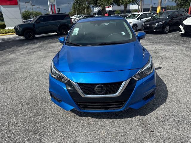 used 2021 Nissan Versa car, priced at $15,000
