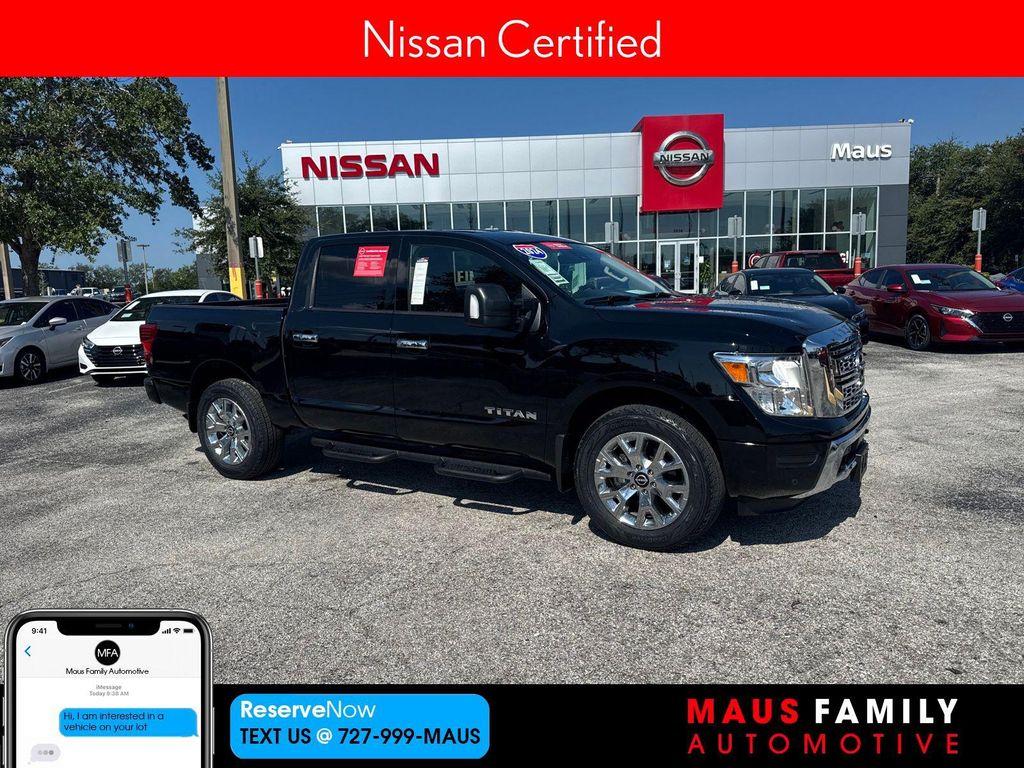 used 2024 Nissan Titan car, priced at $40,618