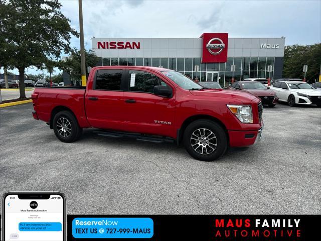 used 2022 Nissan Titan car, priced at $28,937