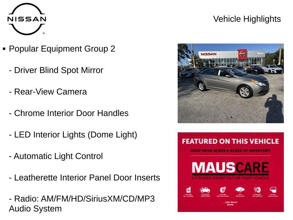 used 2014 Hyundai Sonata car, priced at $6,994