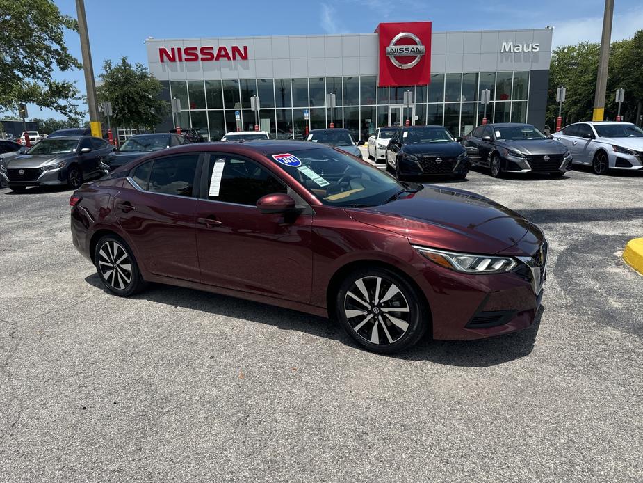 used 2021 Nissan Sentra car, priced at $15,696