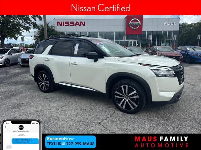 used 2023 Nissan Pathfinder car, priced at $35,047