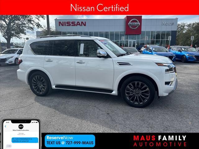 used 2024 Nissan Armada car, priced at $53,999