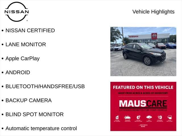 used 2021 Nissan Kicks car, priced at $18,248