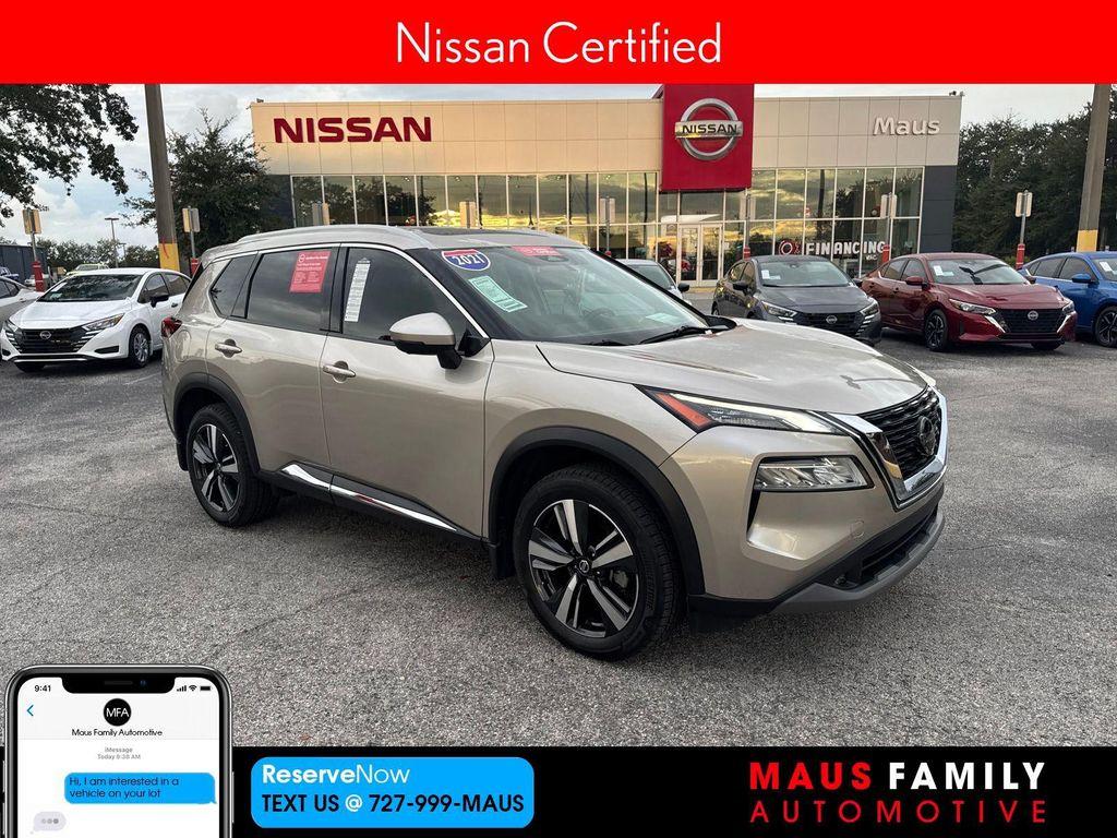 used 2021 Nissan Rogue car, priced at $20,344