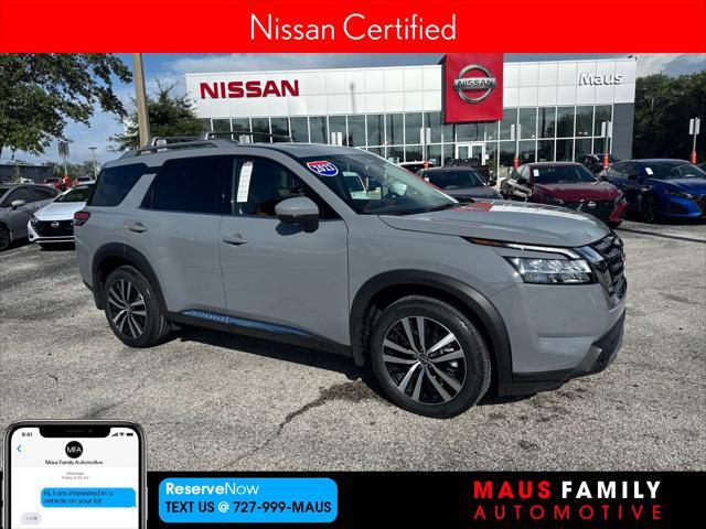 used 2023 Nissan Pathfinder car, priced at $35,370