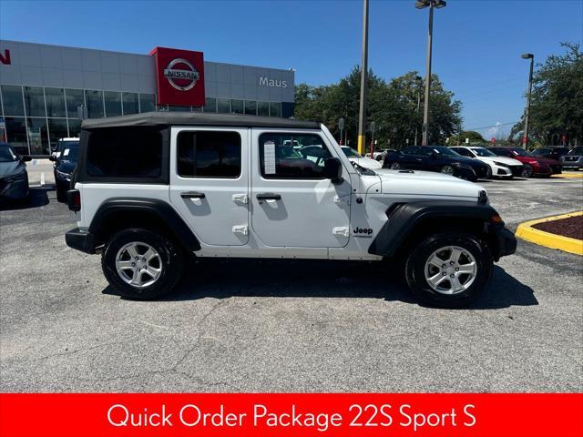 used 2022 Jeep Wrangler Unlimited car, priced at $29,876