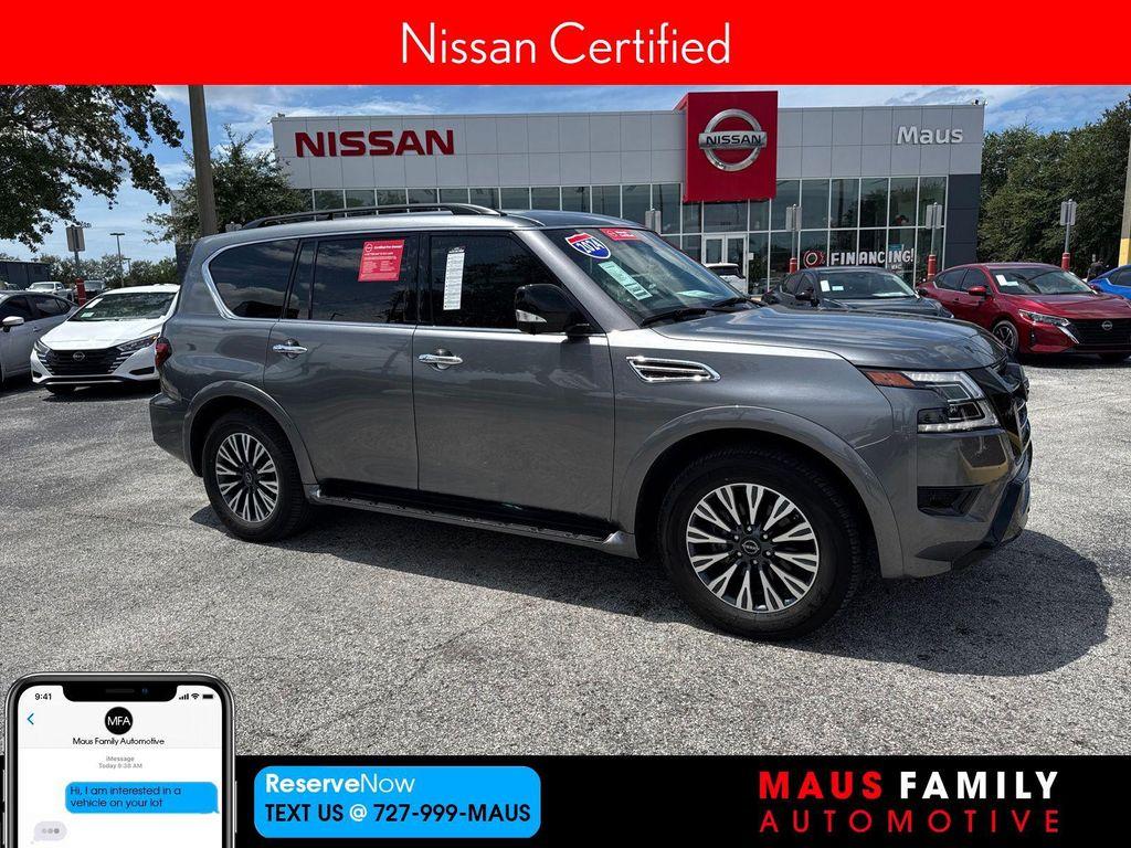 used 2024 Nissan Armada car, priced at $45,000