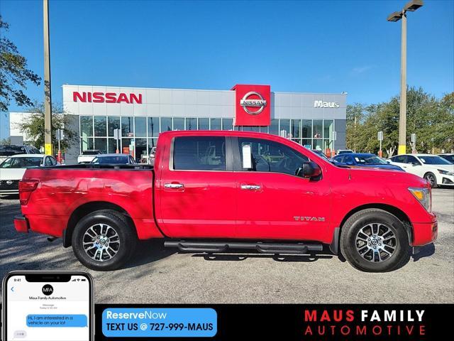 used 2021 Nissan Titan car, priced at $22,999