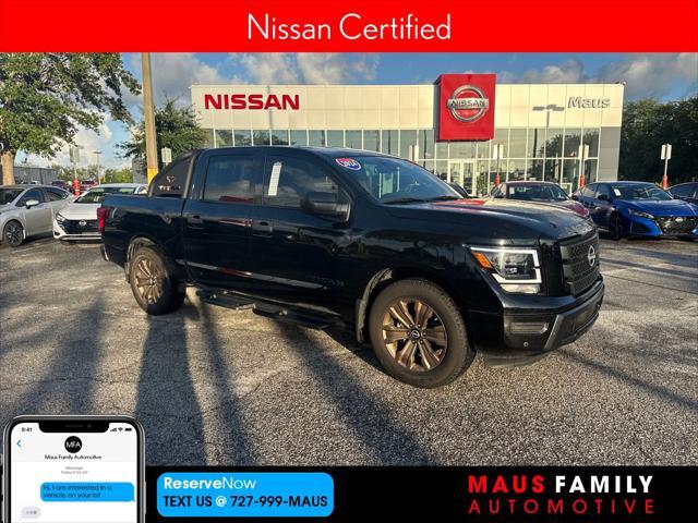 used 2024 Nissan Titan car, priced at $39,894