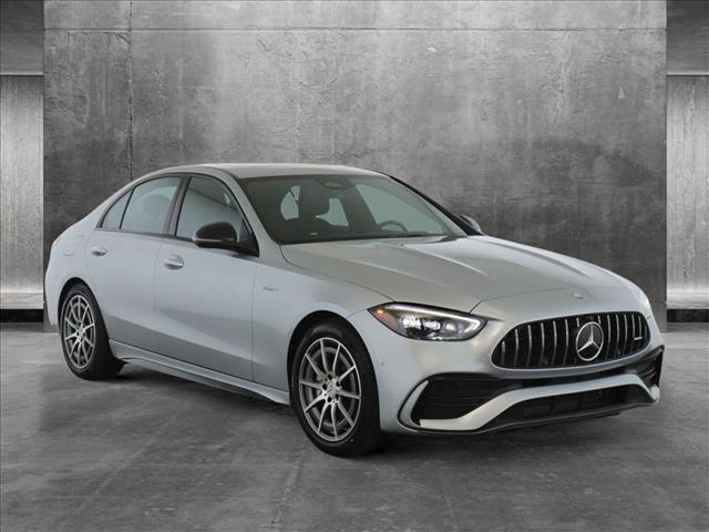 new 2024 Mercedes-Benz AMG C 43 car, priced at $67,540