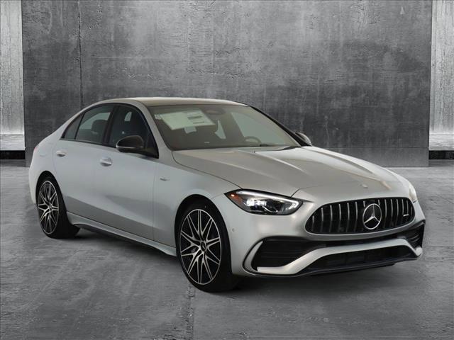 new 2025 Mercedes-Benz AMG C 43 car, priced at $69,275