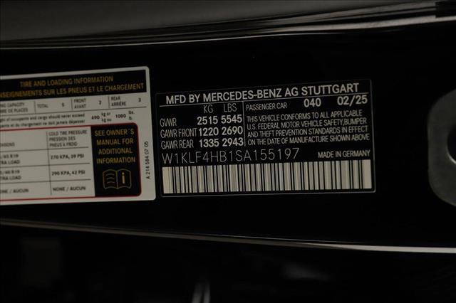 new 2025 Mercedes-Benz E-Class car, priced at $69,475