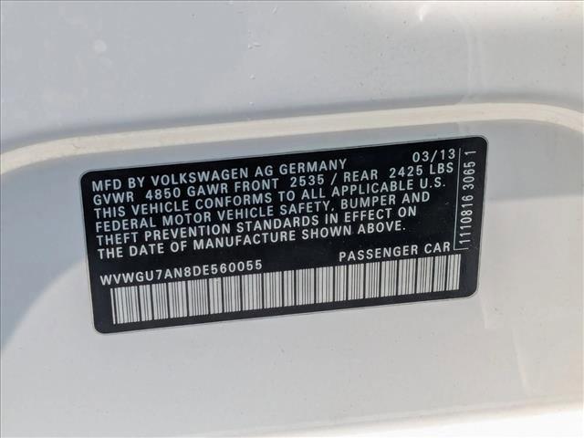 used 2013 Volkswagen CC car, priced at $6,380