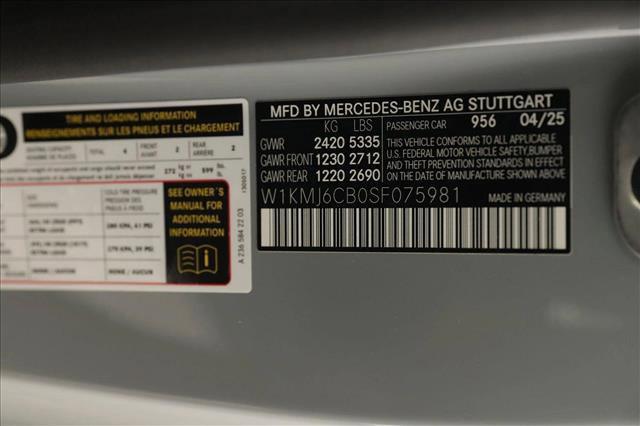 new 2025 Mercedes-Benz AMG CLE 53 car, priced at $88,855