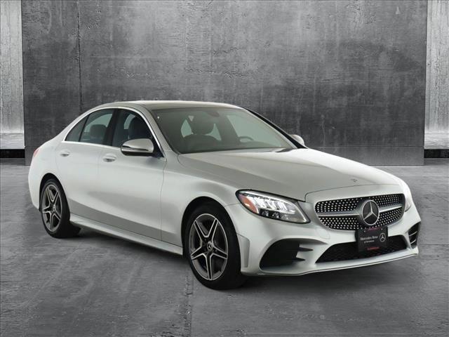 used 2021 Mercedes-Benz C-Class car, priced at $27,995