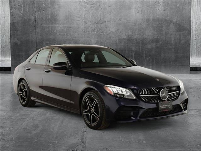 used 2021 Mercedes-Benz C-Class car, priced at $28,990