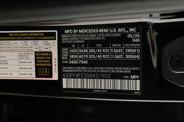 new 2025 Mercedes-Benz GLS 580 car, priced at $117,650