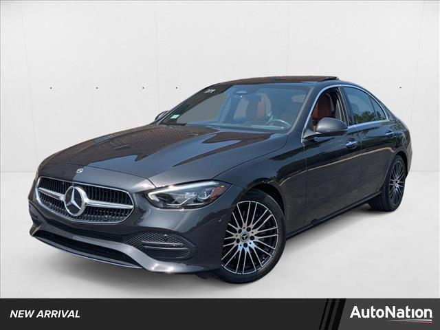 used 2022 Mercedes-Benz C-Class car, priced at $37,495