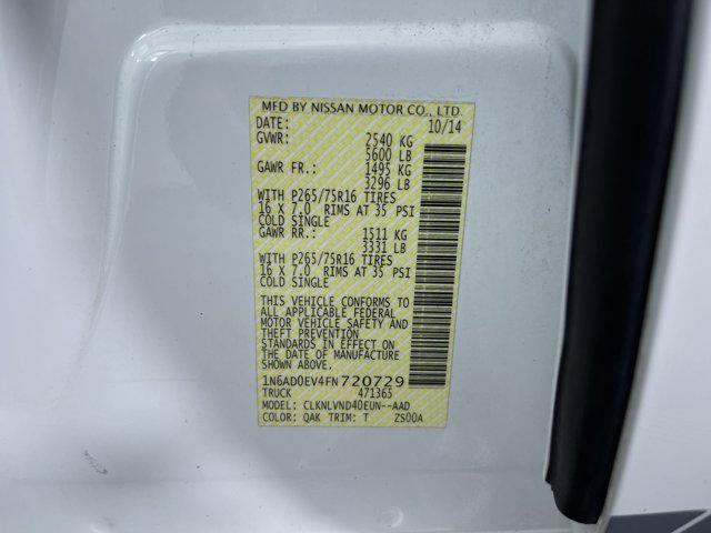 used 2015 Nissan Frontier car, priced at $14,500
