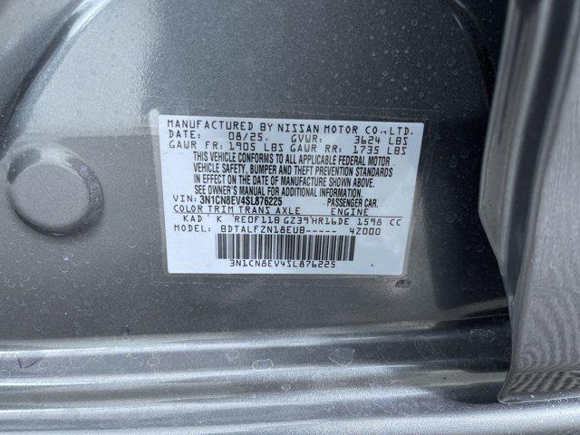 new 2025 Nissan Versa car, priced at $21,593
