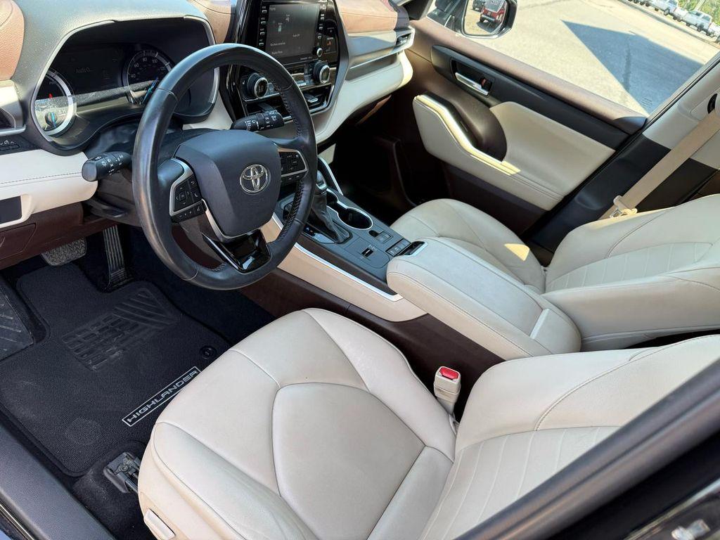used 2021 Toyota Highlander Hybrid car, priced at $27,900