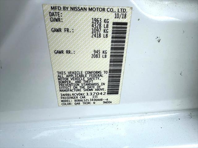 used 2019 Nissan Altima car, priced at $14,500