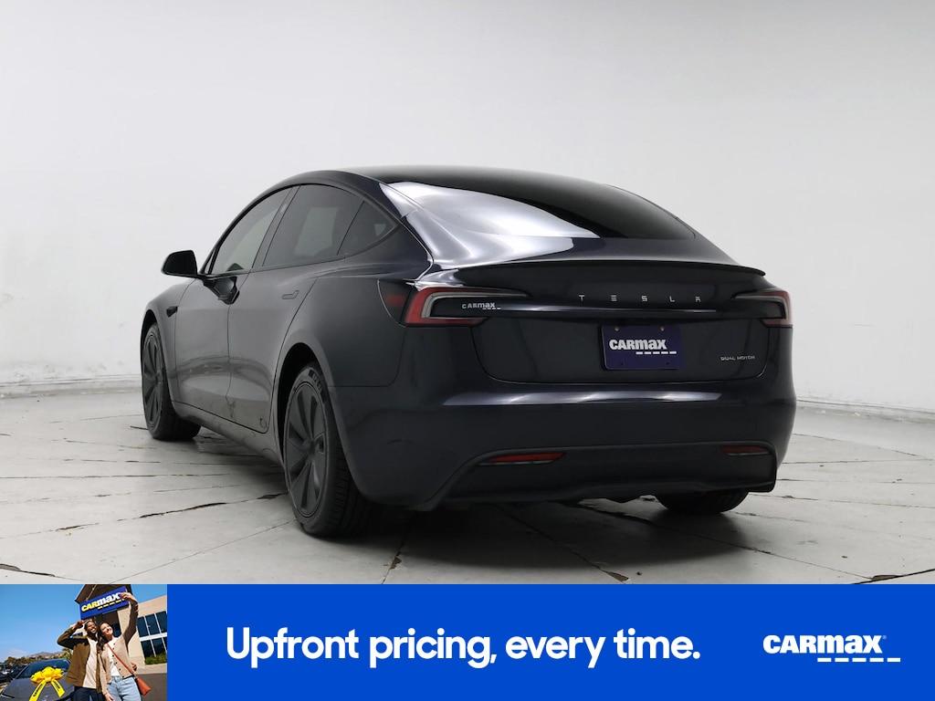 used 2025 Tesla Model 3 car, priced at $39,998