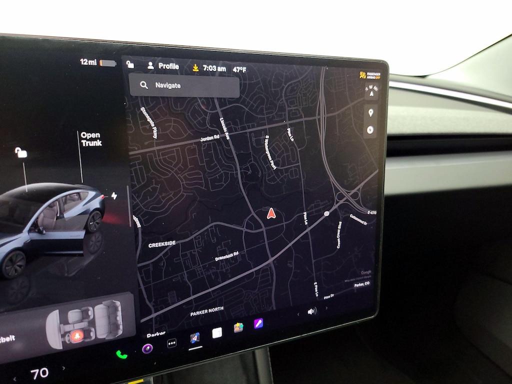 used 2025 Tesla Model 3 car, priced at $39,998