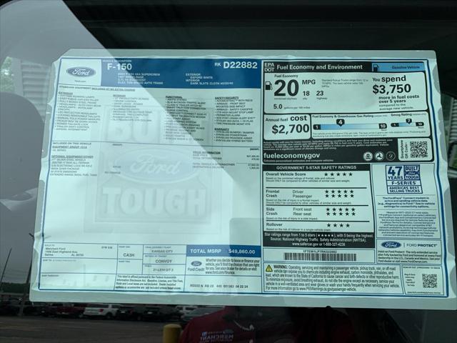 new 2024 Ford F-150 car, priced at $49,860