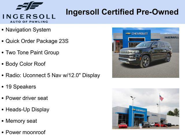 used 2022 Jeep Grand Wagoneer car, priced at $49,436