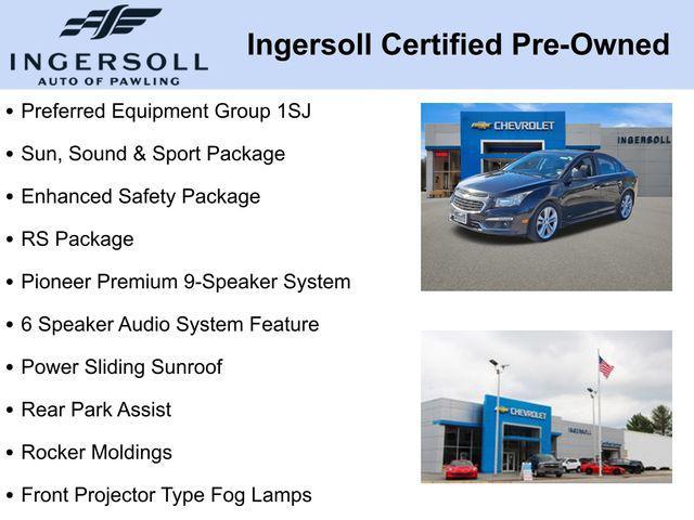 used 2016 Chevrolet Cruze Limited car, priced at $7,344