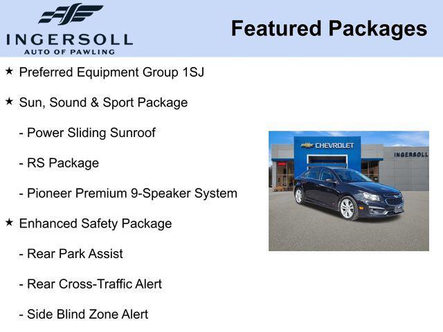 used 2016 Chevrolet Cruze Limited car, priced at $7,344