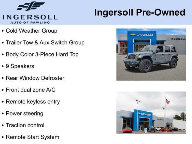 used 2023 Jeep Wrangler 4xe car, priced at $35,562