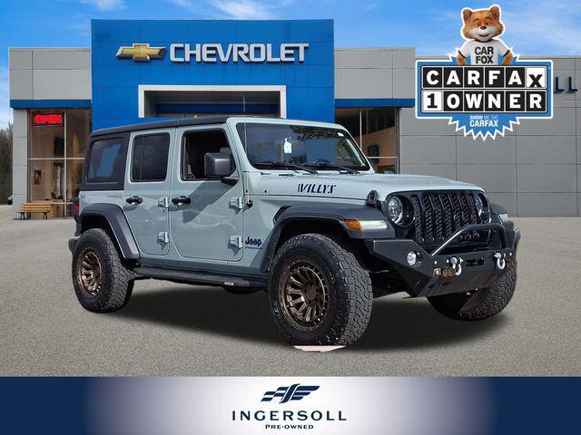 used 2023 Jeep Wrangler 4xe car, priced at $33,245