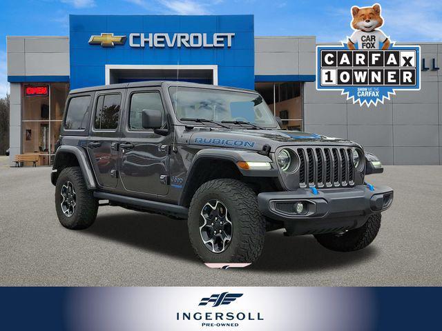 used 2022 Jeep Wrangler Unlimited 4xe car, priced at $34,553